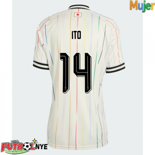 Camiseta Japón Junya Ito #14 Visitante Equipación para mujer Mundial 2026 manga corta